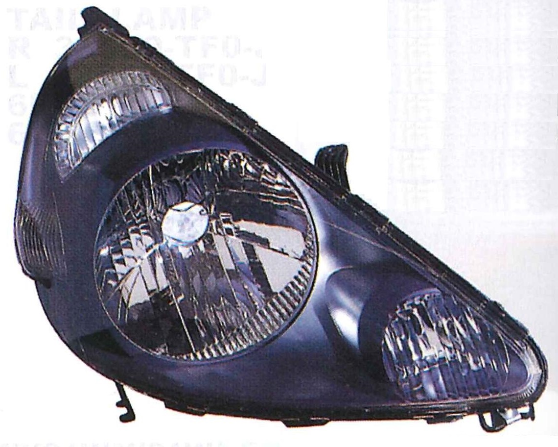 SEMIOPTICA DER HONDA FIT 03 (BR) (M/NEG)