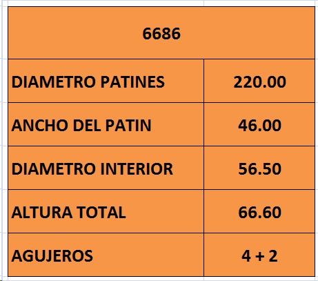 CAMPANA FRENO (220mm) TRA DAEWOO DAMAS