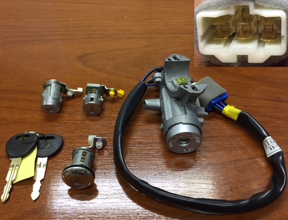 CILINDROS C/LLAVE HYUNDAI ACCENT 94 (KIT)