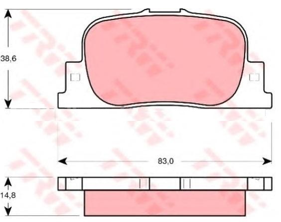 PASTILLAS TRA BYD F3-GEELY GC515 BREMSI