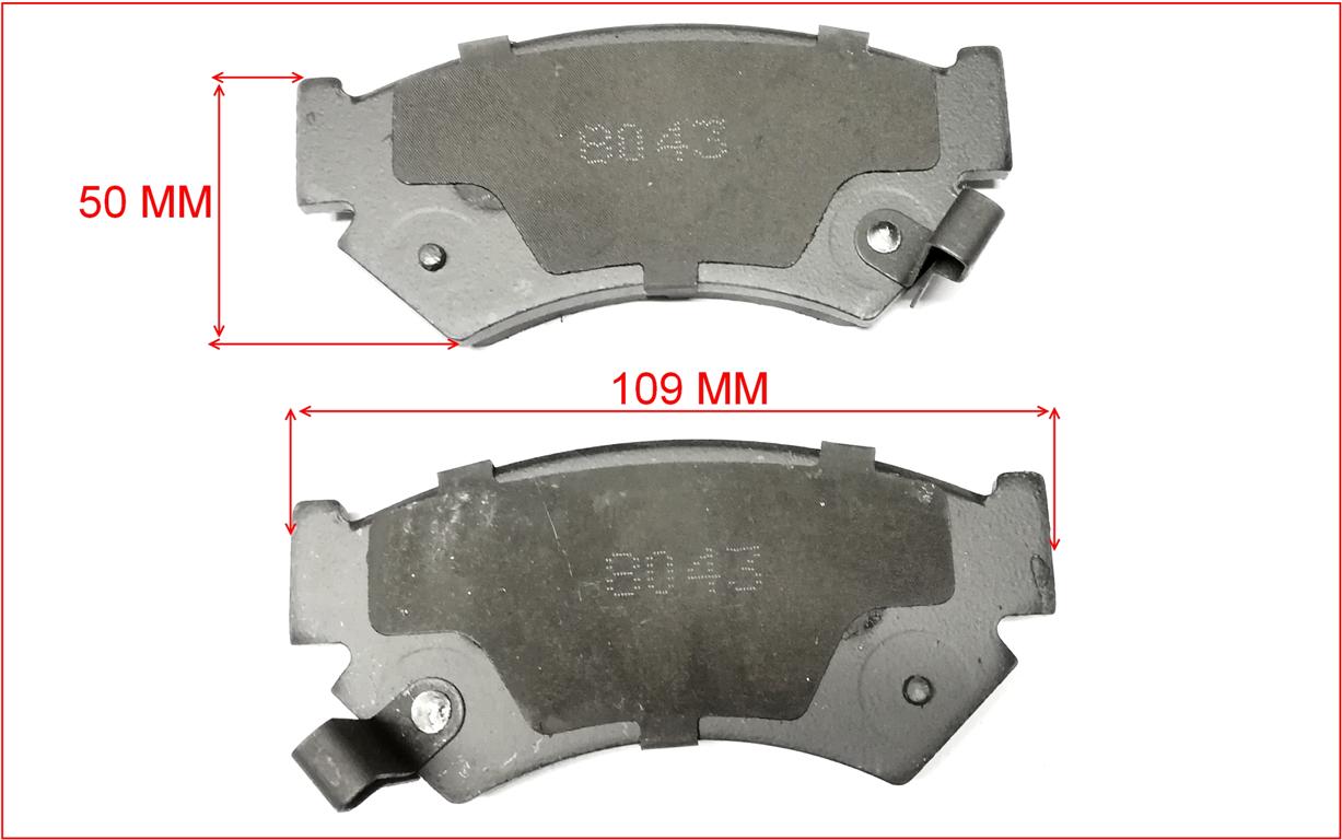 PASTILLAS DEL SUBARU J10-12 BREMSI