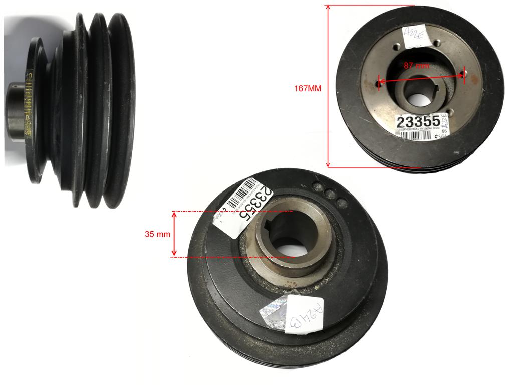 POLEA CIGUEÑAL HYUNDAI (GDE)