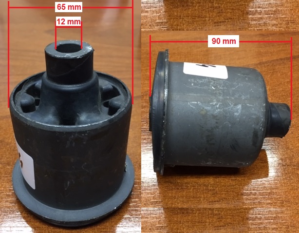 BUJE BASTIDOR TRA NISSAN TIIDA 06 (PUENTE)