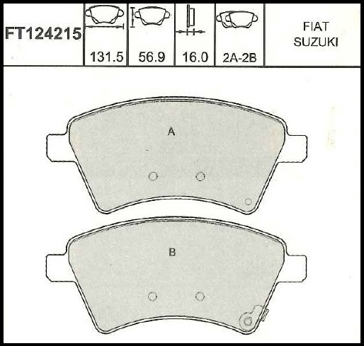PASTILLAS DEL SUZUKI SX4 BREMSI