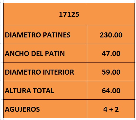 CAMPANA FRENO (228.50mm) TRA FIAT PALIO WEEKEND
