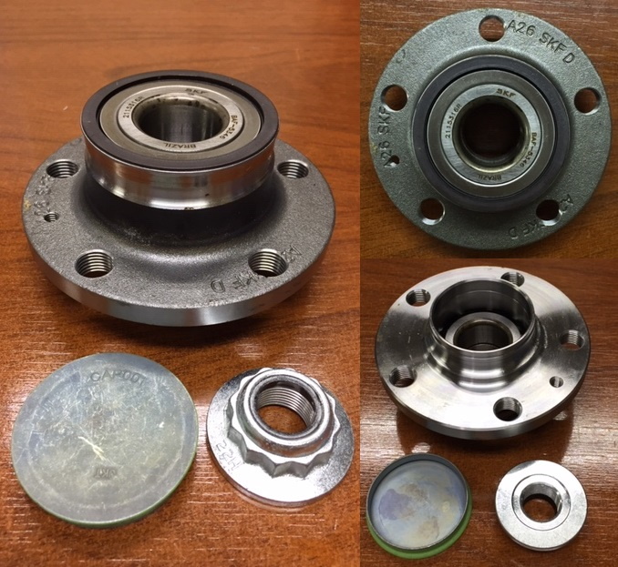 MAZA RUEDA TRA C/RULEMAN VW FOX C/ABS SKF
