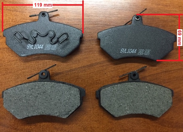 PASTILLAS DEL SEAT-VW CON RESORTE BREMSI