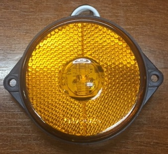 FAROL LATERAL UNIVERSAL LED C/BASE AMARILLO BIVOLT