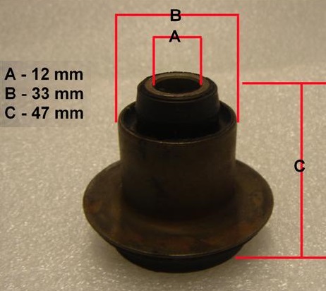 BUJE BASTIDOR TRA CITROEN AX- PEUGEOT 106
