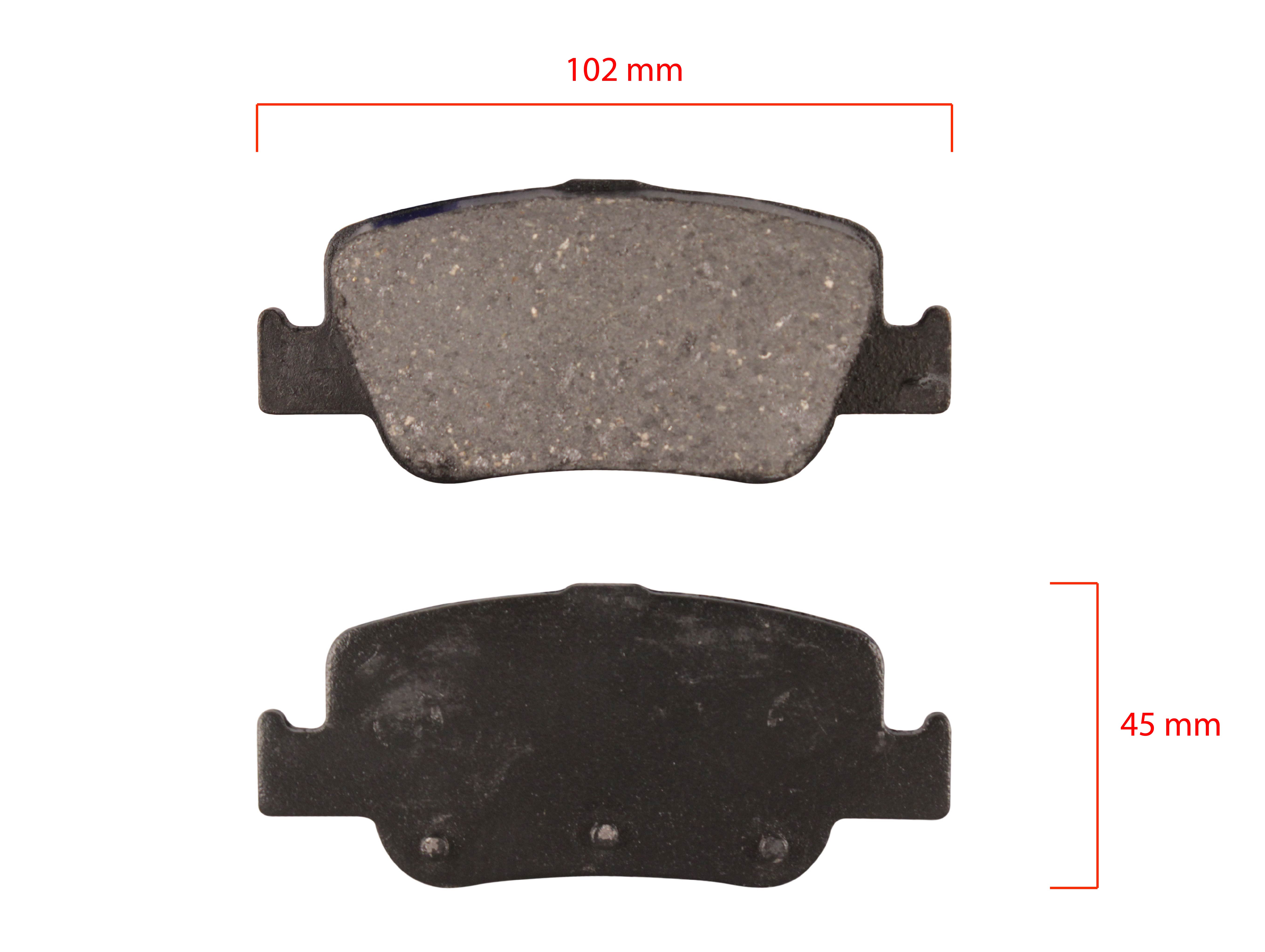 PASTILLAS TRA TOYOTA COROLLA 08 N BREMSI