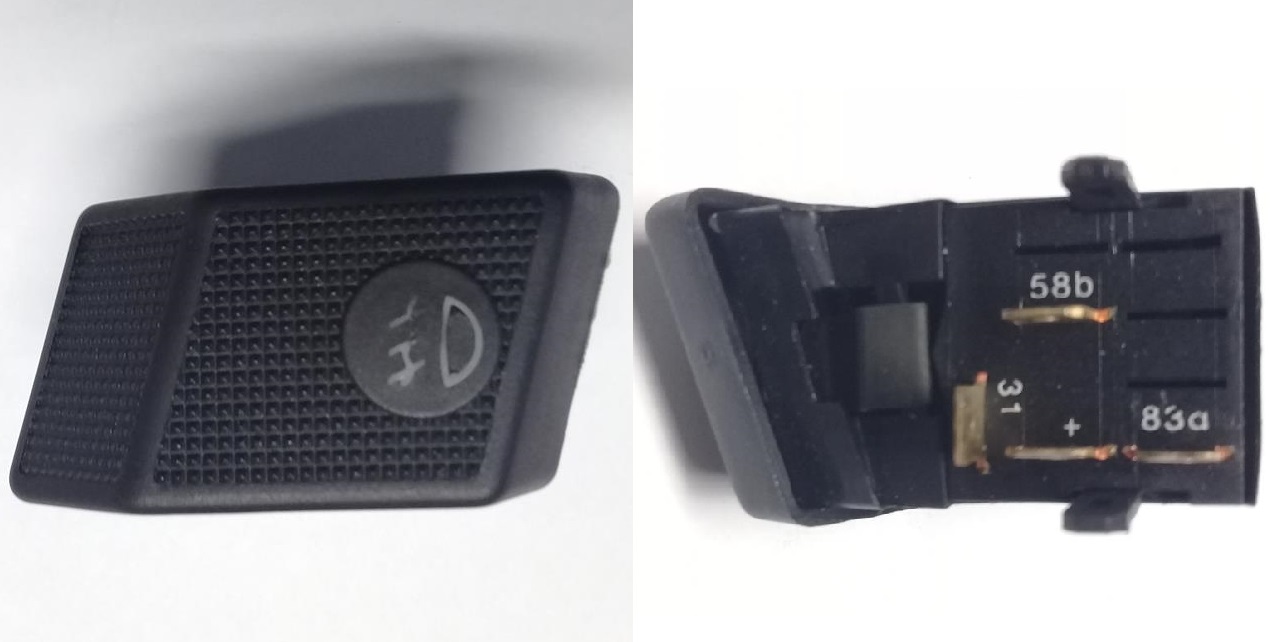 LLAVE LUCES VW GOL I 88-94 (TECLA 1G)