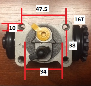CILINDRO FRENO TRA JMC 1041 (C/PURGADOR) 1 1/16