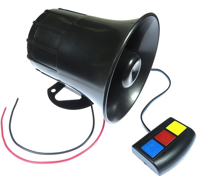 SIRENA MARCHA ATRAS UNIVERSAL 12V 3 SONIDOS