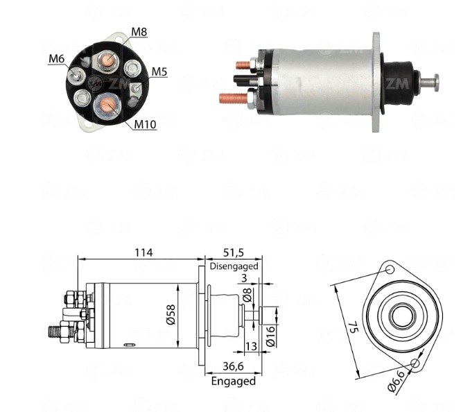 AUTOMATICO ARRAN. DELCO 24V 912/4-1418-1718 ZM815
