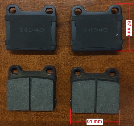 PASTILLAS DEL GM CHEVETTE-TRA MB 220 BREMSI