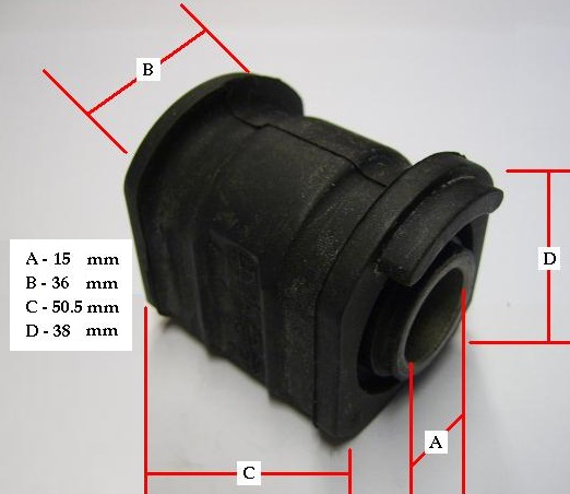 BUJE BASTIDOR INF TOYOTA TERCEL 91 (GDE)