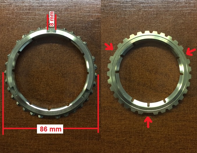 ANILLO SINCRONIZADO 2A DAIHATSU DELTA