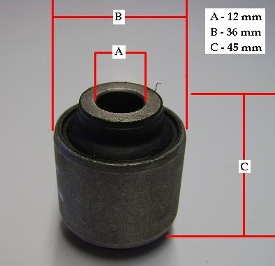 BUJE TENSOR TRA MITSUBISHI LANCER 93 GSP