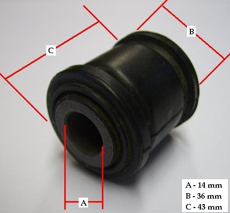 BUJE TENSOR TRA TOYOTA COROLLA 93 (REG) (14mm) GSP