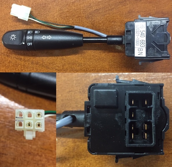 LLAVE LUCES GM SPARK 07 (S/CAM)
