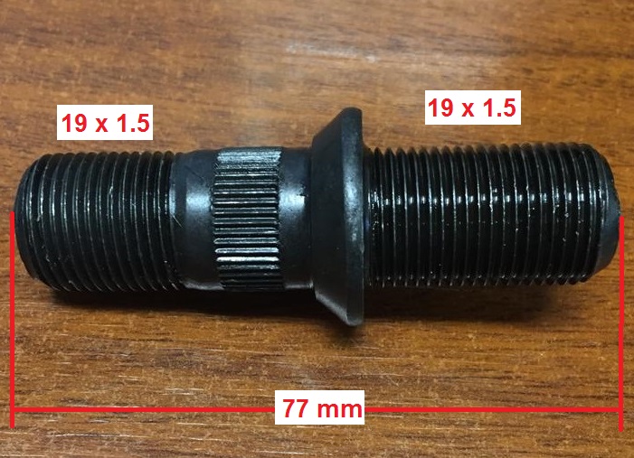 TORNILLO 19 X 1.5 / 19 X 1.5 X 77 DEL IZQ (K)