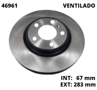 DISCO FRENO (283mm) DEL CHERY TIGGO 2 2019