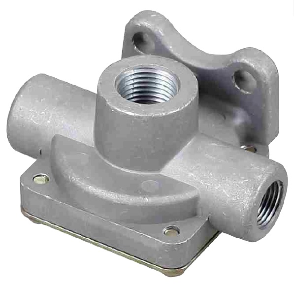 VALVULA DESCARGA RAPIDA 3/8 NPT X 1/2 NPT X 3./8 N