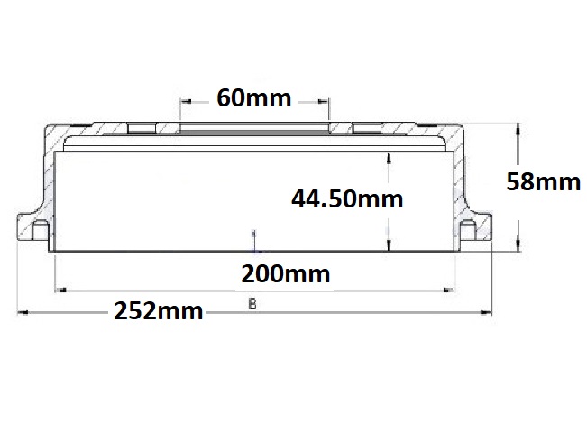 CAMPANA FRENO (230mm) TRA GM TRACKER 20