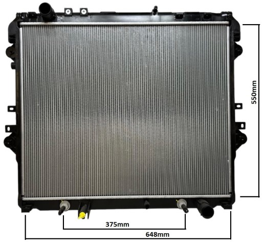 RADIADOR TOYOTA HILUX 2.8 TD 16-20 16V
