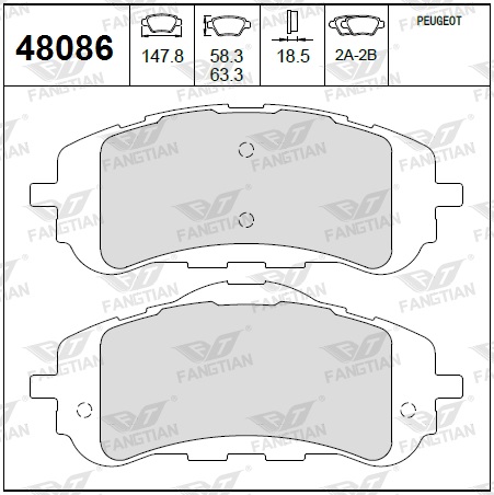 PASTILLAS DEL PEUGEOT 308 II (SISTEMA BOSCH)BREMSI