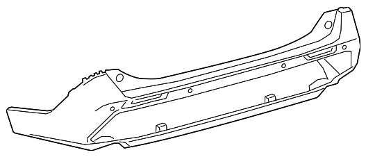 MOLDURA PARAG TRA TOYOTA RAV 4 20