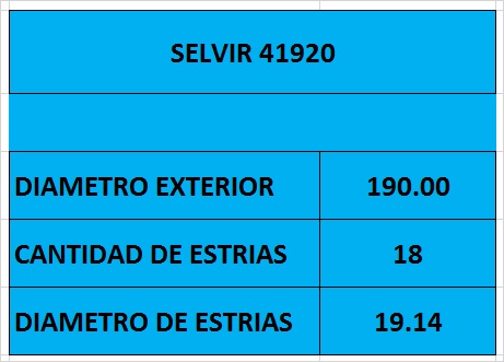 DISCO EMBR 190mm 18 EST SWIFT 1300 92-1500 06 WEST