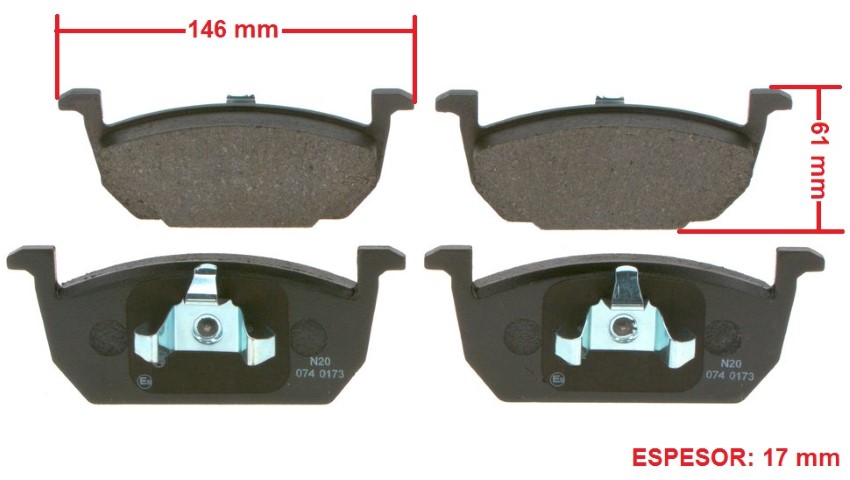 PASTILLAS DEL VW T-CROSS-NIVUS 20 BREMSI