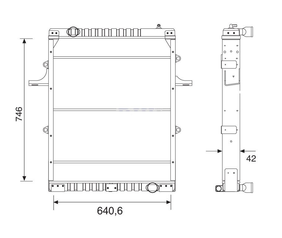 RADIADOR FORD CARGO 1517-1617