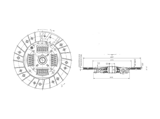 DISCO EMBR 257mm 10 EST GM S10 2.8 MWM WESTLAKE