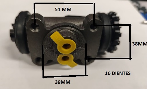 CILINDRO FRENO TRA IZQ INF FOTON BJ-1049