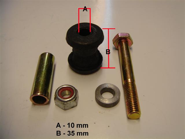 BUJE BASTIDOR INF FIAT UNO (KIT 10mm) (B)