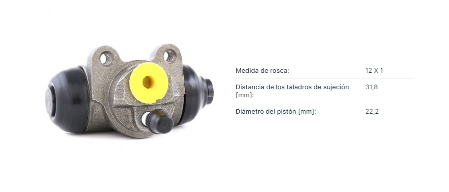 CILINDRO FRENO TRA CITROEN-PEUGEOT (7/8