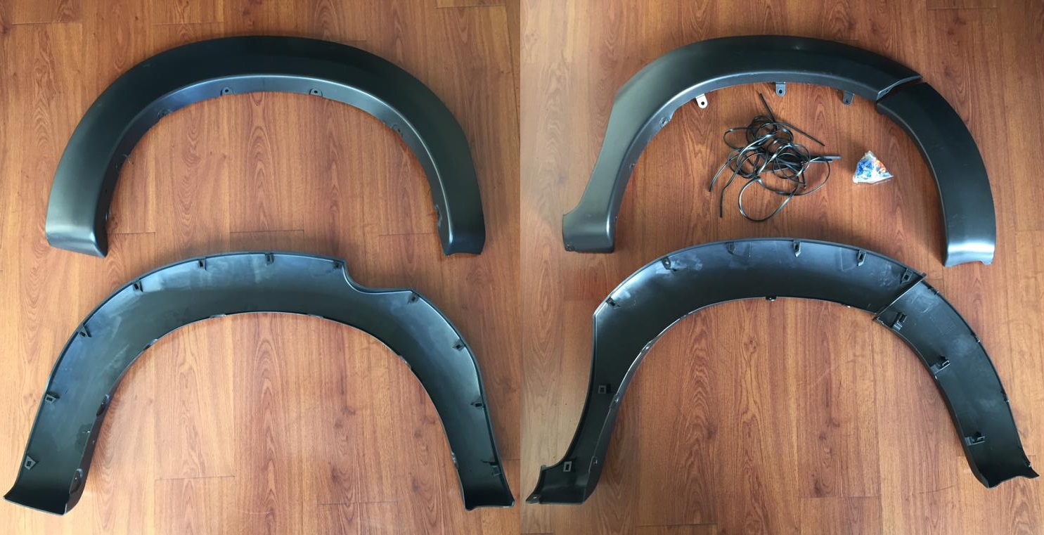 FENDER EN KIT HILUX VIGO 2012-2015 D/CAB