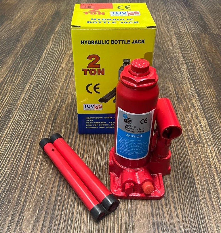 GATO BOTELLA  2 TON CON VALVULA DE SEGURIDAD