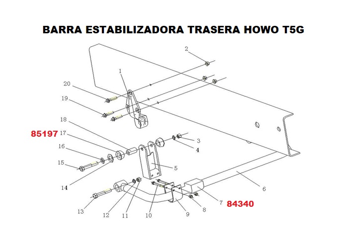 BUJE B/ESTAB CENTRAL TRA HOWO T5G